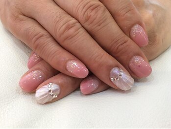 シャンネイルケアサロン(Shan Nail caresalon)/人魚のウロコネイル