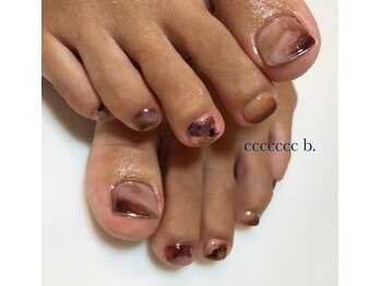 【foot】ブラウンニュアンス