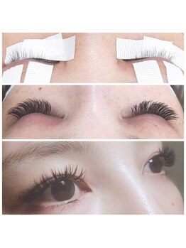 ネイルアンドアイラッシュサロン ボ ヌール(bo-nheur)/メガフラットラッシュ ¥12000