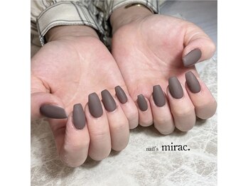 ネイルズミラク(nail's mirac.)/マットネイル