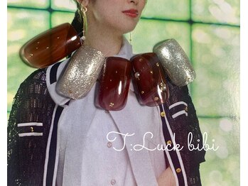 ティーラック ビビ(T:Luck bibi)/【ギラギラ上品ネイル】