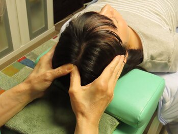 スッキリ健康館/ストレスには、ドライヘッドスパ