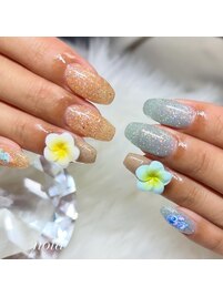 フラッシュネイル/水面ネイル