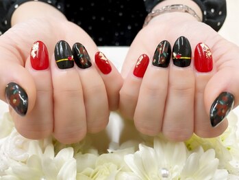 プルミエ ネイル(Premier Nail)/お持ち込み☆お正月ネイル