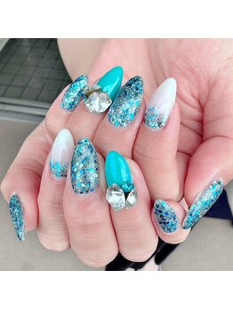 わがままキャット/キラキラネイル