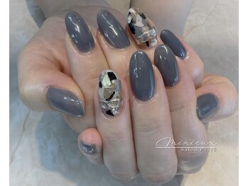 ミニュー(Minieux)/モードネイル☆シアーグレー