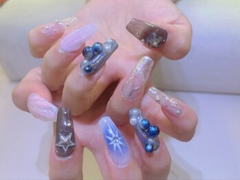 ネイルサロン ジェイ(Nail Salon J)/デコパーツ、シェルネイル