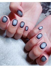 囲みグラデBlack White