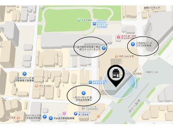 ホワイトニングビューティー 金沢駅前店(WHITENING BEAUTY)/◆近隣のパーキングのご案内◆