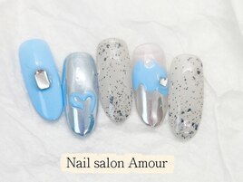 キラキラ春夏のネイル¥7980