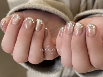 エクレレ(eclairer)の写真/シンプルからニュアンスまで幅広く対応◎短い爪でもこだわりのフォルムで自然で美しい仕上がりに♪