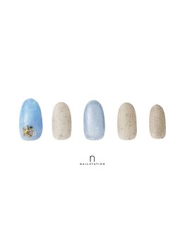 ネイルステーション イオンモール伊丹店(NAIL STATION)の写真/＜パラジェル登録サロン＞初回オフ無料！シンプル～ニュアンスなどデザイン多数♪人気の定額メニュー☆