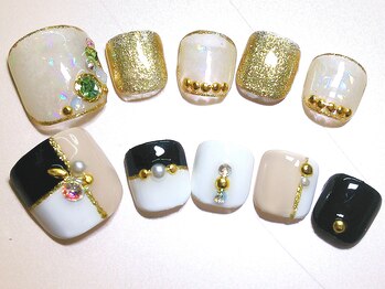 ネイルサロン シェル(Nail Salon SHELL)/選べる定額フットBコース ¥7200