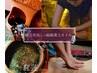 【1.健美草よもぎ蒸し『紅蓮』40+経絡漢方オイルトリートメント100】計140分