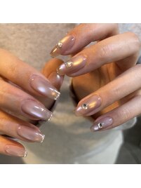 グレージュマグとフレンチライン