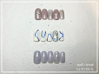 ネイルアンドアイラッシュ ルクソー ホテル日航福岡店(Nail&Eyelash LUXUEUX.)/【定額デザイン¥8800】