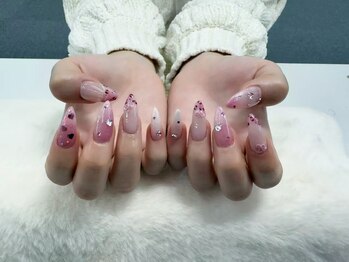 ハロ(Halo)/バレンタインピンクヒョウ柄