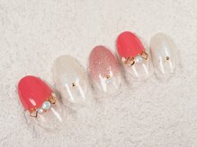 ケージュール(Kjour)/丸フレンチ　アクセサリー風