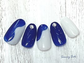 ブルーホワイトニュアンス