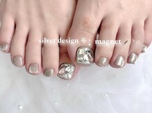 シエル(Ciel)/キラキラ埋めつくしフットネイル