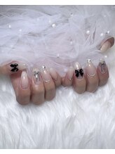 グロス(Gloss)/韓国風リボンネイル♪