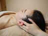 【首肩こりスッキリ★不眠、疲労】温活新感覚ヘッドスパ 50分　 腕デコルテ付