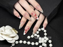 サンサンイチ 関内店(331)/秋ネイル☆ヒョウ柄フレンチ