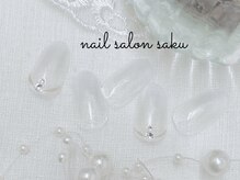 サク(saku)/11月の定額デザイン/白グラ