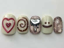 ネイルメゾン 天神店(NAIL MAISON)/バレンタイン個性派¥9000