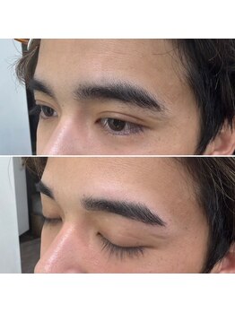 “PEPPU” eyebrow 中目黒【ペップー】［メンズ眉毛サロン・メンズアイブロウ］/【メンズ眉毛】王道ストレート