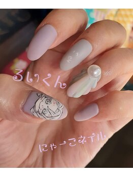 にゃーこネイル/シンプル痛ネイル☆持ち込み