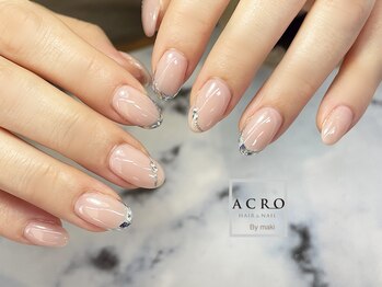 アクロネイル アンド アイ(ACRO NAIL&EYE)/ガラスフレンチ☆