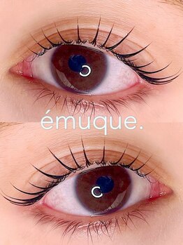 エミューク(emuque.)の写真/お客様一人一人のお目元のお悩みやご要望に合わせてオーダーメイドで施術◎理想のお目元へと導きます♪