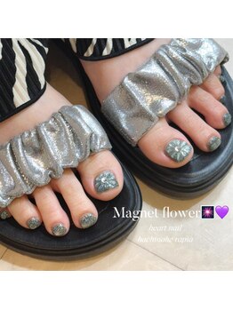 はあとねいる 八戸ラピア店/マグネットフラワーネイル