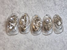 moqu.【モク】/ぷっくりクリアアートネイル