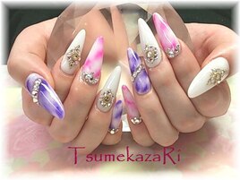 マーブル★ピンク＆パープル