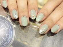 キャミ ネイル(CAMMY NAIL)/くすみグリーンカラー
