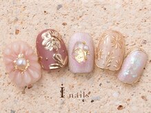 アイネイルズ 町田店(I nails)/春フラワーニュアンス11500円
