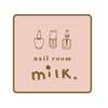ミルク(milk.)のお店ロゴ