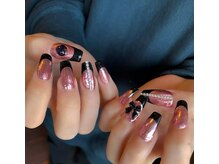 リノン(Linon)/ブラック×ピンク