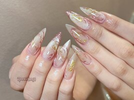 マグ×ミラーアートネイル