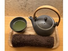 わごころの庭園の雰囲気（お茶の選択ができます、術後もティータイムで癒しのひとときを！）