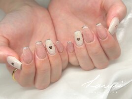 砂ジェル×メタリックライン