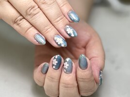 夜桜ネイル　銀座フィルイン