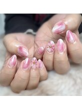 リノ(Lino)/ぷっくりフラワーネイル