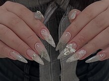 クリーム(cream)/グレー/チェック/ガーリー