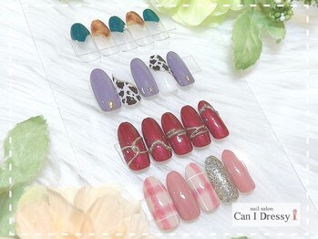キャンアイドレッシー イオンモール船橋店(Can I Dressy)の写真/【定額デザインも低価格☆】ライフスタイルに合わせて指先を美しく♪エレガントで大人雰囲気を出すのも◎