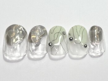 ネイルメゾン 渋谷店(NAIL MAISON)/色鉛筆ニュアンスミラー￥5500