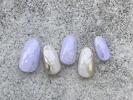 パープル×シルバー♪