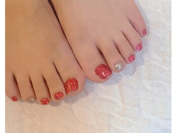 ハンズ ティーン(Hands Teen)/キラキラ☆フットネイル